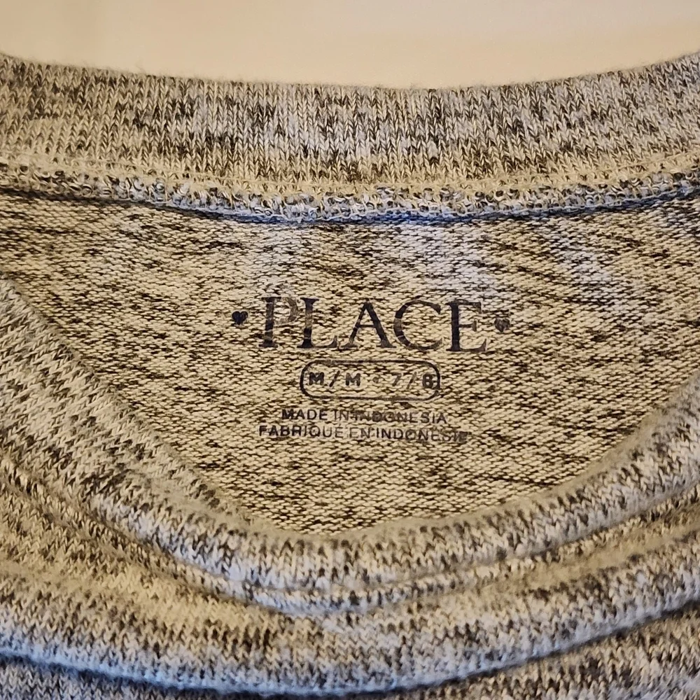 The Children’s Place Front Tie Sweater | Girls M 7/8 | Gray